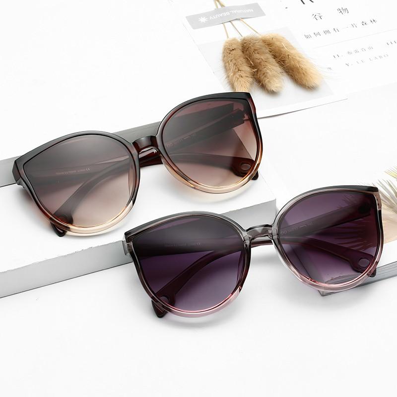 2021 New Fashion Sunglasses Cat Eye Women Men Sun Glasses Eyewear Eyeglasses Plastic Frame Clear Lens UV400 Shade Fashion Driving New