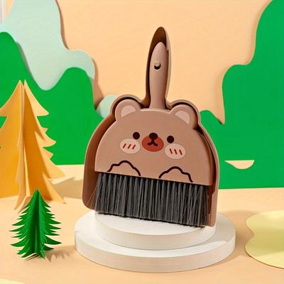 Милый мини-набор для уборки с животными, прочный, портативный, идеальный подарок для путешествий, кемпинга и домашнего использования