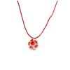 [R5294] - Designer Necklace 'Sissi' Red - 13 Mm