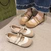 Fashion Retro Small Fragrant Mary Jane Shoes Women's Shoes Spring and Autumn 2025 New Inner Height Increase Boken Shoes Soft Sole Single Shoes
