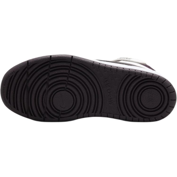 Nike Court Borough Mid 2 PS Парусный Бургундский Пепел Детские Кроссовки Черный Белый CD7783-126