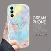 Милый мультяшный узор, кремовая текстура, мягкий силиконовый чехол с волнистыми краями, чехол для телефона Samsung