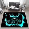 Fashion Gaming Controller Carpet Man's Cave Game Room Chair Floor Mat Living Room Sofa Decor Rug Bedroom Bedside Soft Rug Gifts