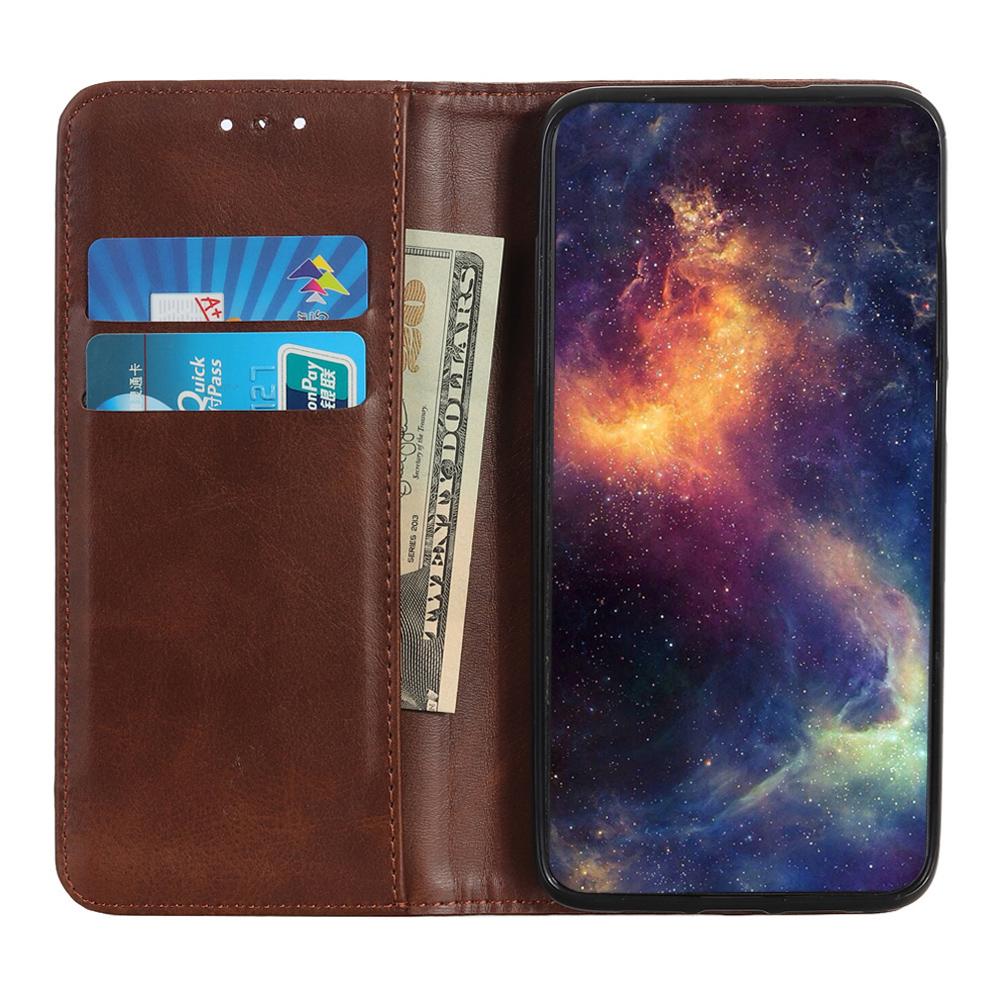 For Samsung Galaxy A37 5G Case Cowhide Texture Split Leather Flip Wallet Phone Cover