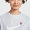Nike Футболка Dri-Fit Мульти Удобная Быстросохнущая Мягкая Приятная к коже Модная С коротким рукавом Унисекс Топы Футбольно-серый IF0606085