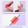 Candy Color Index Clip Plastic Letter Paper Label Clip File Classification Clamp  Student