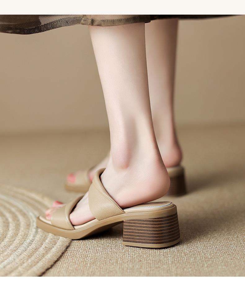 Верхняя одежда, сандалии на толстом каблуке, женские летние тапочки с толстой подошвой и высоким каблуком, сандалии Fairy Wind, новый дизайн, роскошная женская обувь