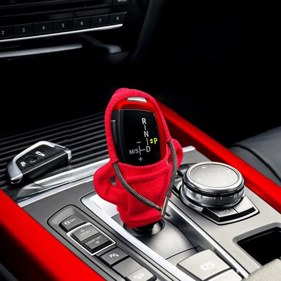 Автомобильный чехол для переключения передач, модный свитер с капюшоном, чехол для автоматической ручки переключения передач, мягкий и удобный автомобильный чехол для ручки переключения передач, аксессуары для салона автомобиля