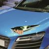Motorcycle Styling New Auto Decal Waterproof Window 3D Auto-styling Car Stickers Peeking Scary Eyes