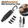 Wear-resistant Outdoor EDC Keychain Steel Material Portable Repair Tools  Multi-purpose