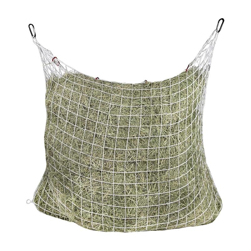 Для кормушки для сена, большая вместимость, сетчатые мешки для сушеной соломы, медленная кормушка для лошадей