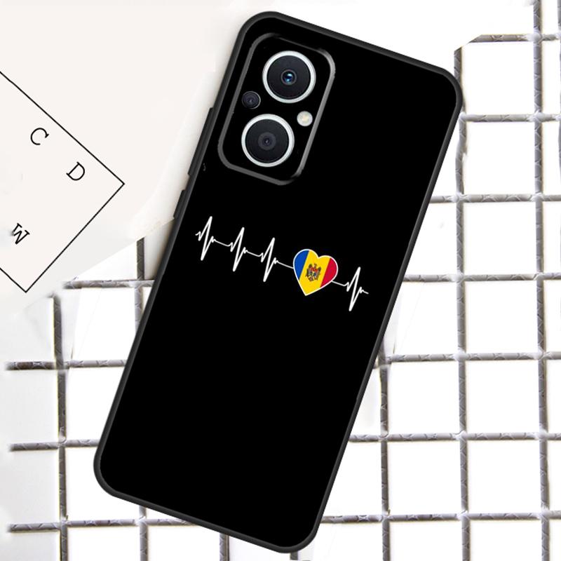 Чехол для телефона с флагом Молдовы для OPPO Reno 14F 13F 12F 11F 10 Pro 8T 7 8 Lite OPPO Find X8 X6 X5 X9 Pro