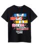 Sonic the Hedgehog Black Pixels Short Sleeved 100% Cotton T-shirt Mens Tees Top Boys