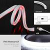 USB LED Strip Light with Hand Sweep Sensor and Dimmer, IP65 Waterproof, Flexible Tape for Home and Christmas Decoration, Color Temperatures