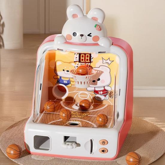 Настольная игра «Животные», баскетбол, броски, мини-баскетбол, аркадный автомат для бросков с отображением счета, кролик