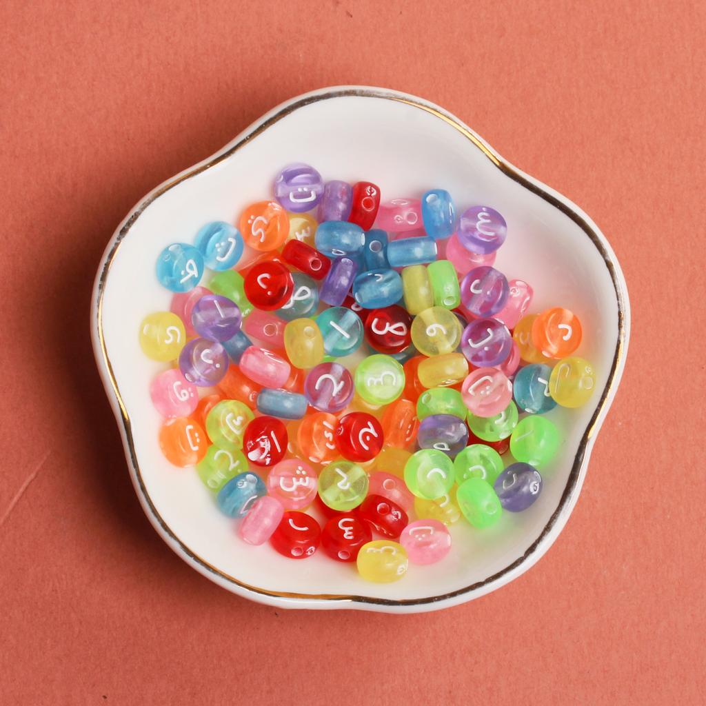 6,5 мм бусины акриловые ручной работы круглые подарки своими руками арабские модные ожерелья ювелирные изделия 50 шт аксессуары браслет