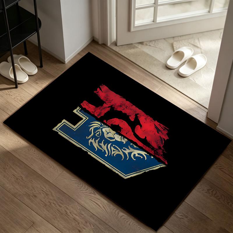 Вдохновленный Warcraft Ковер, подходящий для зон с офисными креслами, гостиных и компьютерных столов, идеален для домашних офисов и является идеальным праздничным подарком