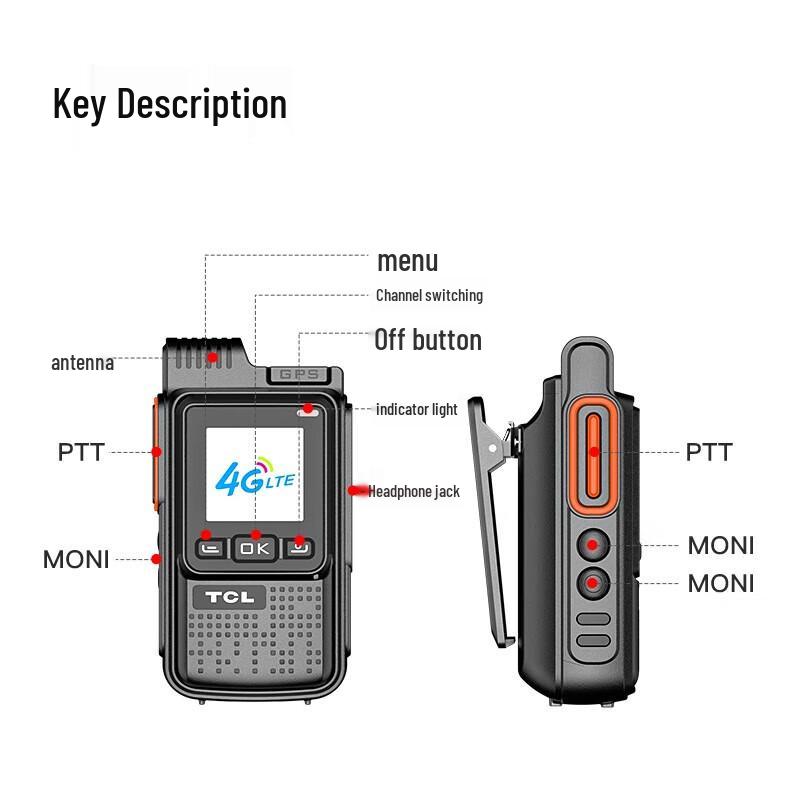Tcl HL116 Портативная рация для публичной сети (Китайская версия)