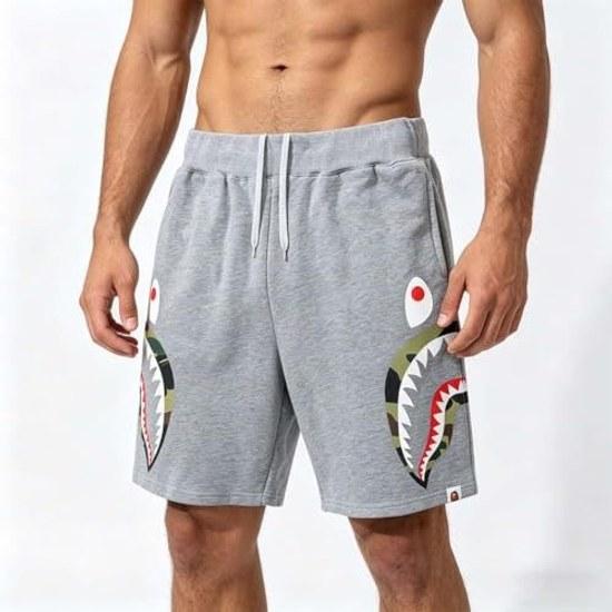 MeiTianbd Cotton Guard Pants Loose Casual Shorts MensWomens 5-Piece Plain Summer Pure Half Unisex Suitable RunningEveryday Wear
