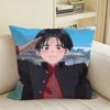 Arajin Tomoshibi Anime BUCCHIGIRI Square Sofa Pillow Cover Solid Color Living Room Home Decor Cushion Case