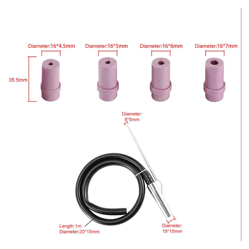 Комплект для пескоструйной обработки с воздушной сифонной подачей, насадка для пистолета, абразив для удаления ржавчины с 4 керамическими насадками для пескоструйной обработки кабины