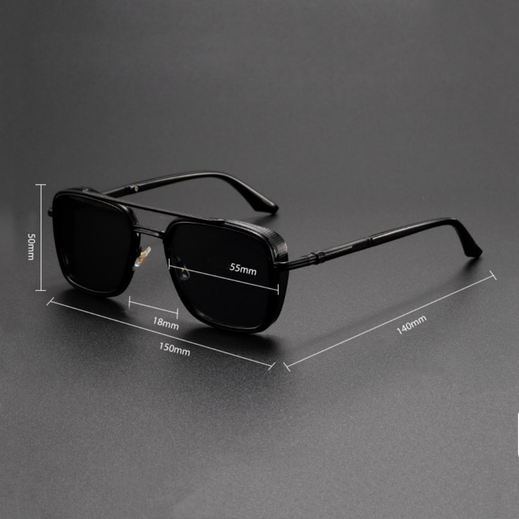 Солнцезащитные очки KLASSNUM Vintage Square для мужчин Модный бренд Роскошный дизайн Металлическая оправа Солнцезащитные очки Мужские Солнцезащитные очки UV400