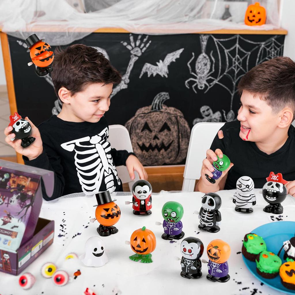 LEMESO Призовые игрушки на Хэллоуин для набора на Хэллоуин Вечеринка на Хэллоуин Поставляется в кейсе Заводные Дети, 12, Сувениры, Подарки, Призы, Аксессуары, Игрушки,