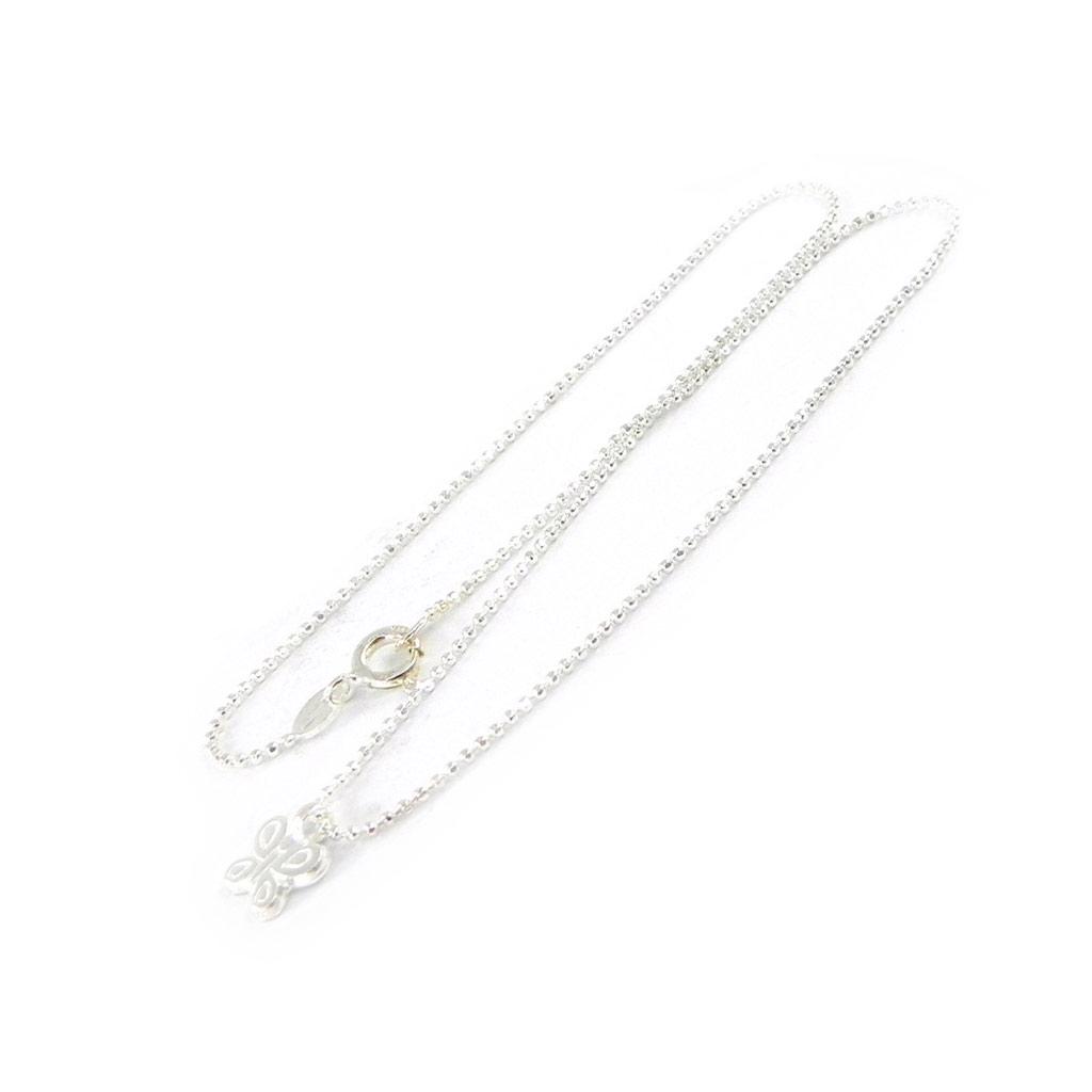 Les Trésors De Lily [E8797] - Silver 'Butterfly' Necklace
