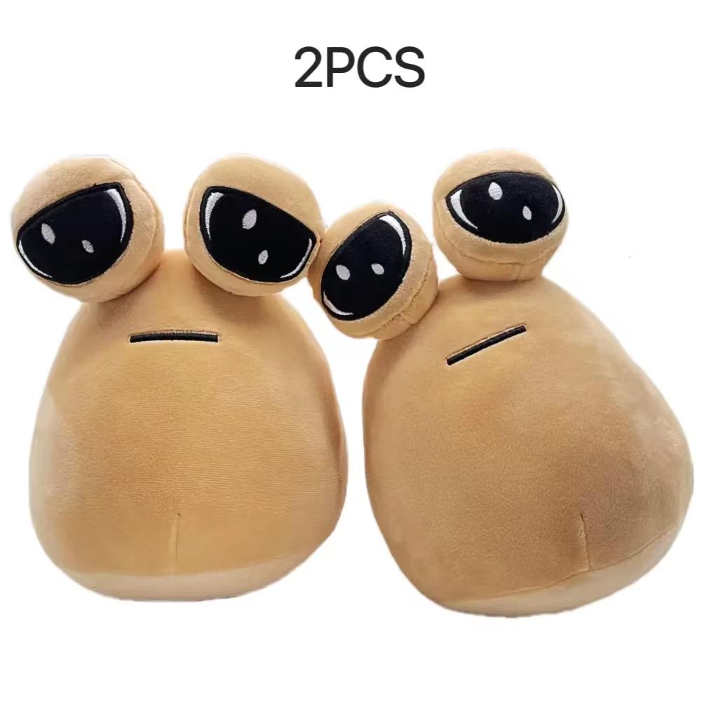 New Game My Pet Alien Pou Plush Toy Furdiburb Emotion Alien Plushie Stuffed Animal Pou Doll