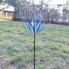 Harlow Wind Spinner, металлическая ветряная мельница, 3D ветровая кинетическая скульптура, газонная металлическая ветровая солнечная вертушка, декор для двора и сада