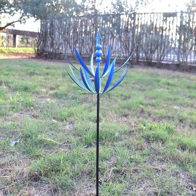 Harlow Wind Spinner, металлическая ветряная мельница, 3D ветровая кинетическая скульптура, газонная металлическая ветровая солнечная вертушка, декор для двора и сада