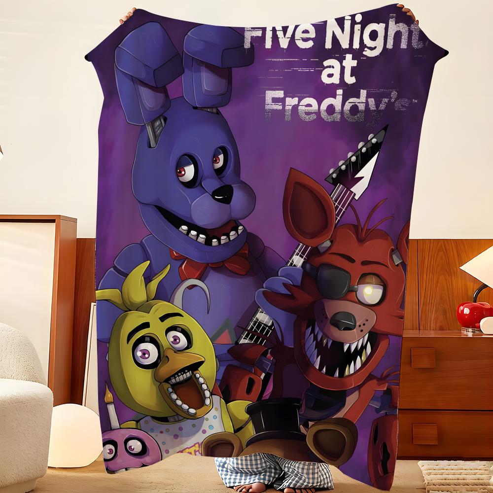 Игровое одеяло-плед F-Five Nights At Freddys-ss, легкое, уютное, прочное, моющееся, милое, классное