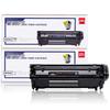 Deli DBH-2612AX2 12A Универсальный картридж с тонером, двойная упаковка
