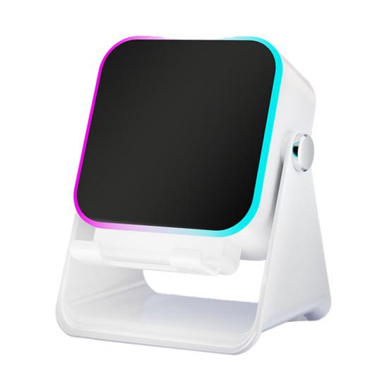 Yousheng 5-в-1 Автоматический сенсорный Bluetooth-совместимый динамик с регулируемым держателем для телефона Высококачественный стереодинамик для iPhone Динамик с подсветкой