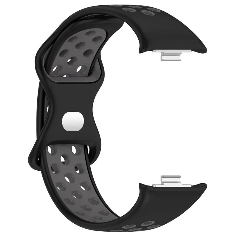 Классический силиконовый дышащий ремешок для Redmi Watch 4 для Xiaomi Band 8 Pro сменный браслет ремень мягкий TPU Watch4 ремешок для часов браслет