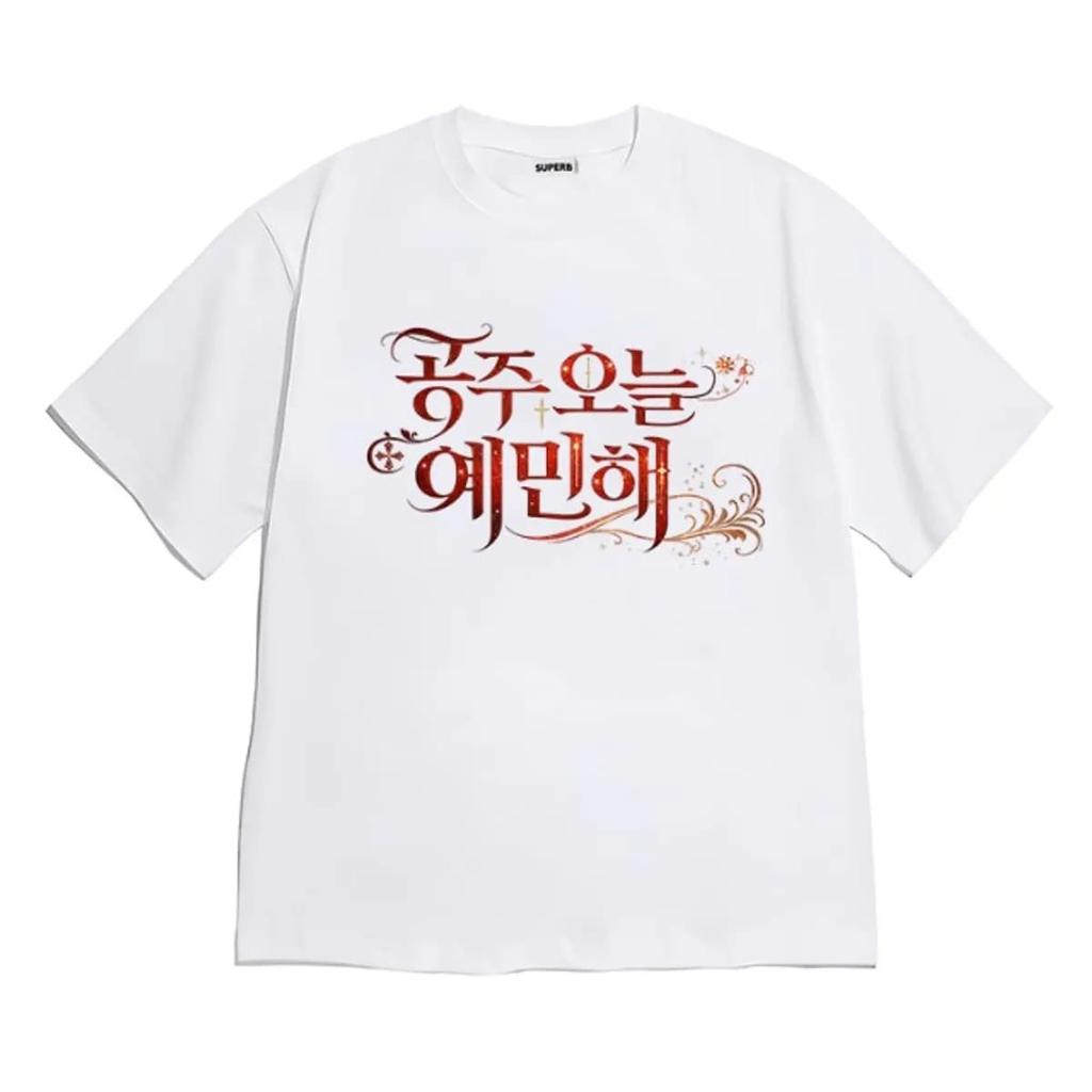 Withsome Korean Text Print TShirt Black With White Casual Streetwear Top Summer Funny Summer Short Sleeved Harajuku Streetwear