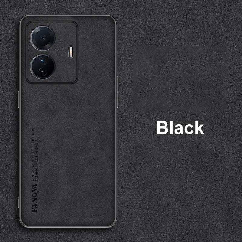 Роскошный кожаный чехол для Vivo T1 Pro 5G Матовая задняя крышка Силиконовый противоударный чехол для телефона с полной защитой для Vivo T1 S15E Coque