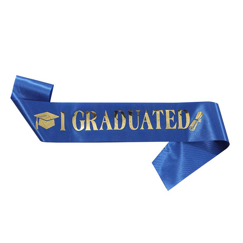 2026 Европейская и Американская Мода Лента для Выпускника IGRADUATED Лента-Этикетка Лента Лента для Выпускного Вечера Одежда Наплечный Ремень Наряд