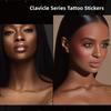 DIY Collarbone Freckle Tattoo Butterfly Star Dots Heart Face Tattoo Sticker  Make Up