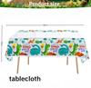 1/5pcs Dinosaur Tablecloth Birthday Decoration Cartoon Dinosaur Disposable Table Cloth Table Cover Kid Favor Gift Party Supplies