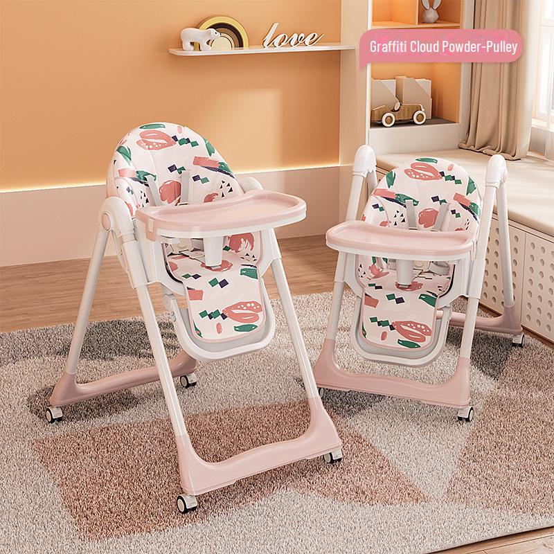 Multifunctional Foldable Baby and Children's Portable Dining Chair