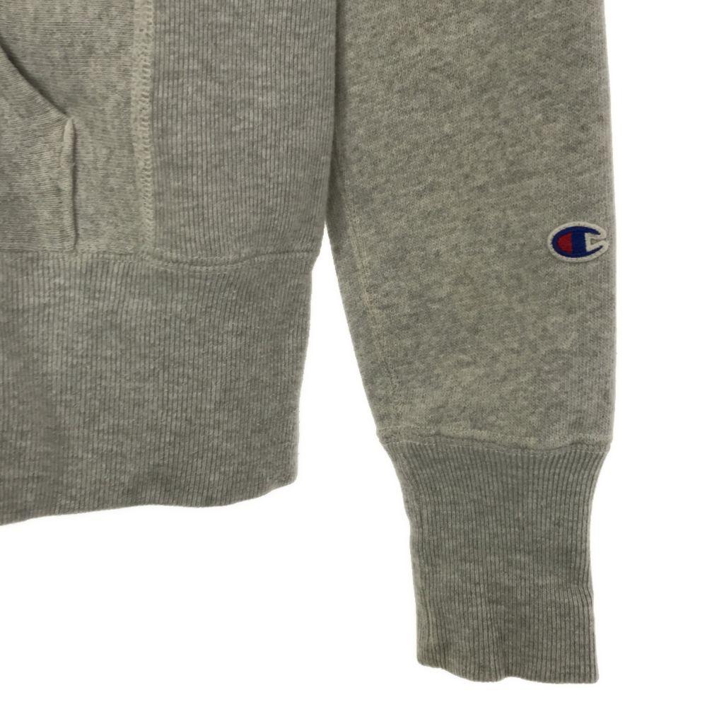 Champion Реплика монохромного синего свитшота с длинным рукавом Reverse Weave на молнии, мужской, б/у