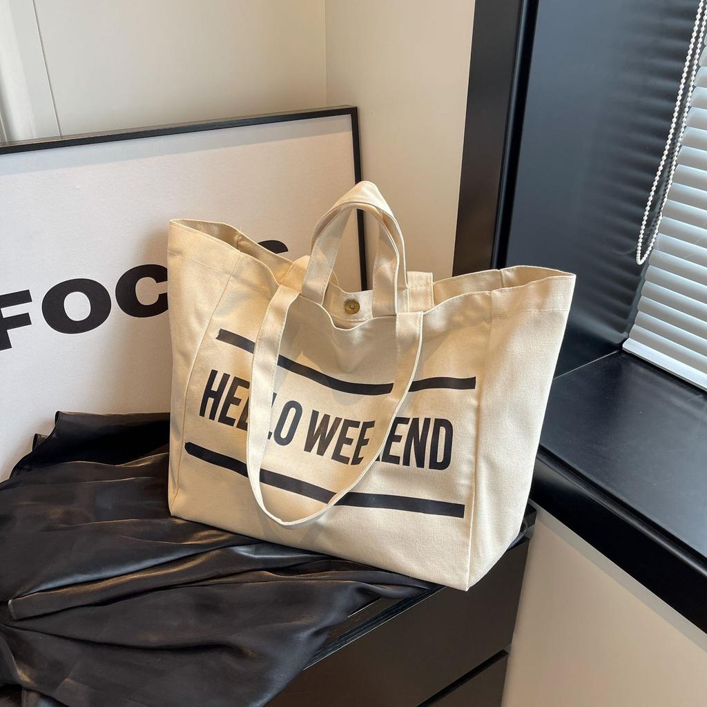 Модная корейская версия холщовая сумка-тоут простая студенческая сумка через плечо женская сумка для покупок