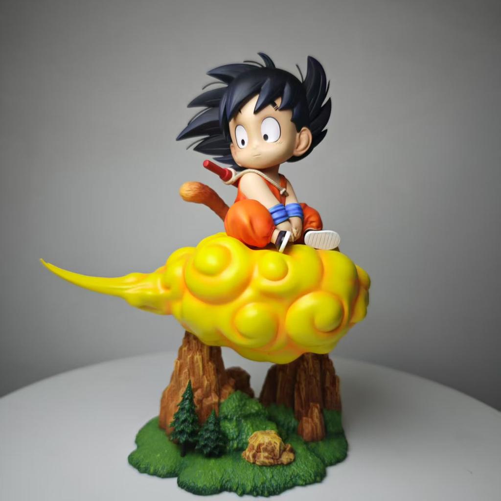 21 см/8,27 дюйма Фигурка Dragon Ball Kintoun Goku Маленький Гоку ПВХ Фигурки Действия Коллекционная Модель Игрушки Подарки