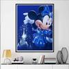 Disney Diamond Painting Set Minnie Mouse Ice and Snow Magic Castle Illustration Embroidery Wall Decoration DIY Set Gift Handmade Crystal 5D Diamond