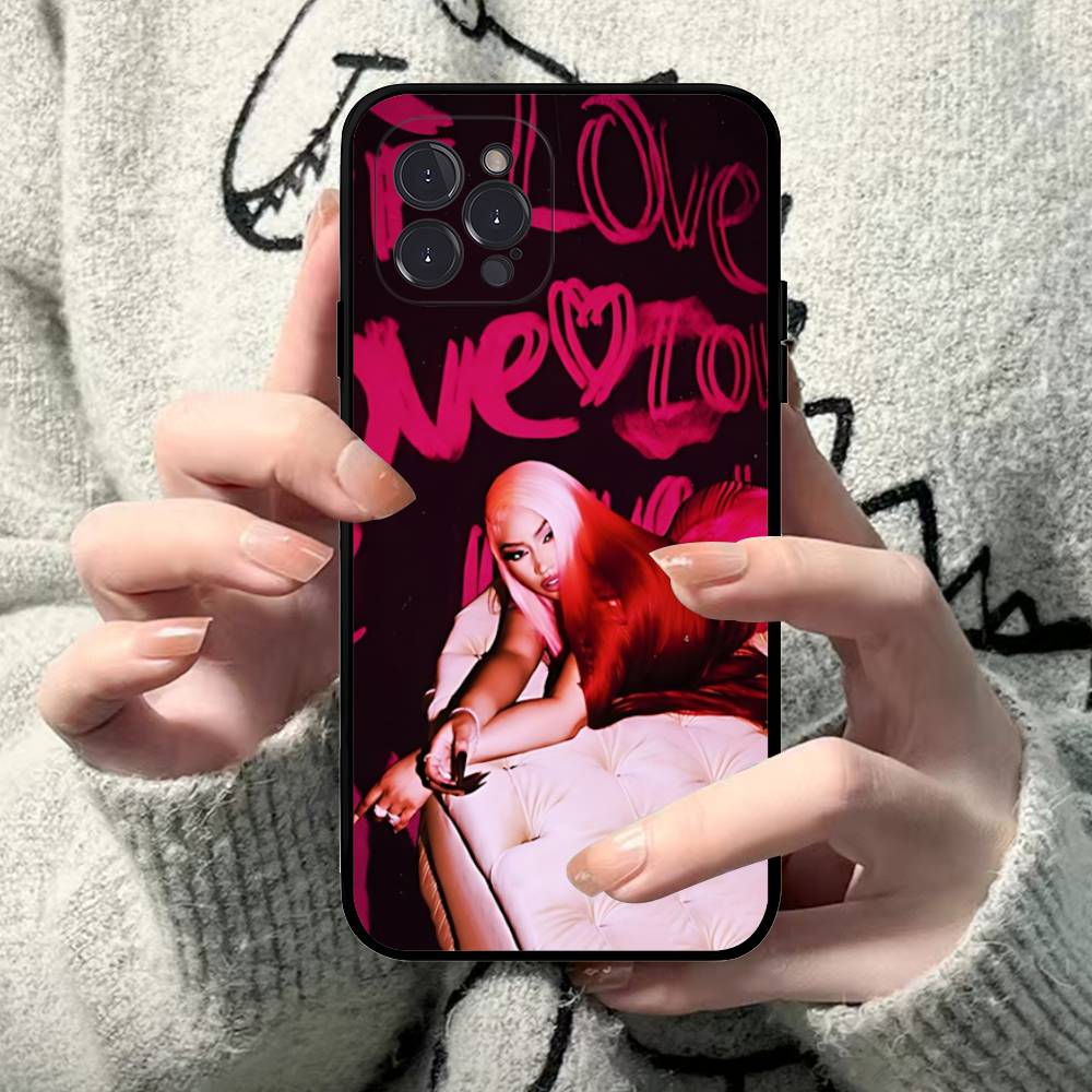 Чехол для телефона N-nicki Singer M-minaj Для IPhone 14 Plus 13 Mini 11 16 15 17 Pro Max Защита Ударопрочный