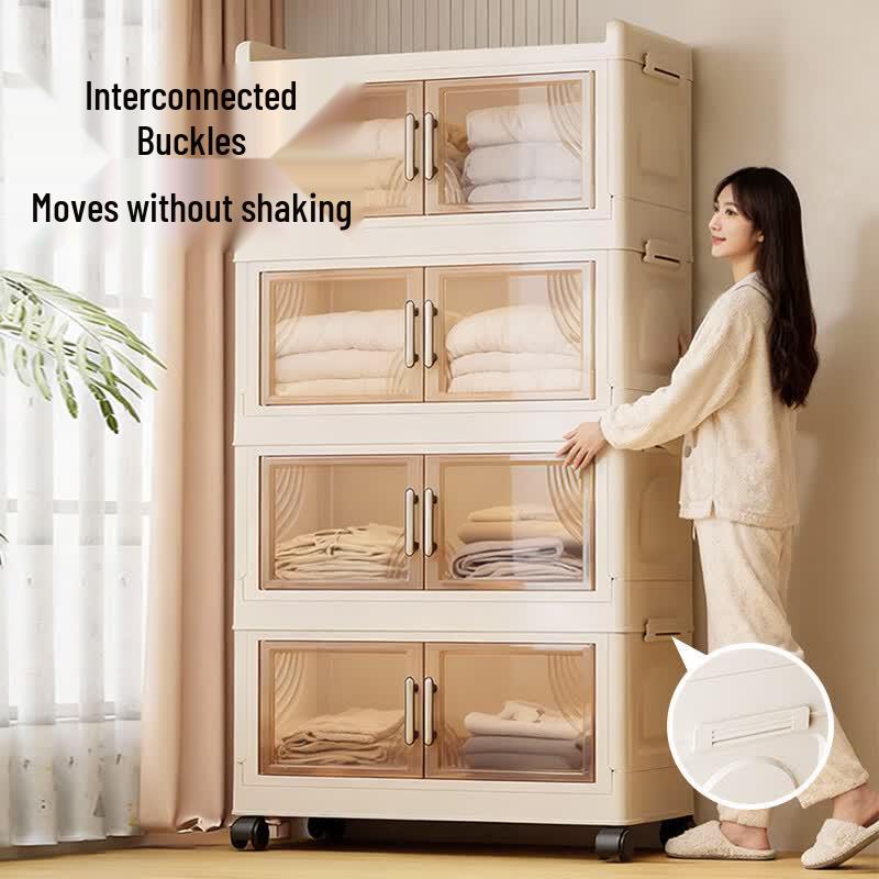 Jingdong Jingzao Foldable Storage Cabinet with Wheels