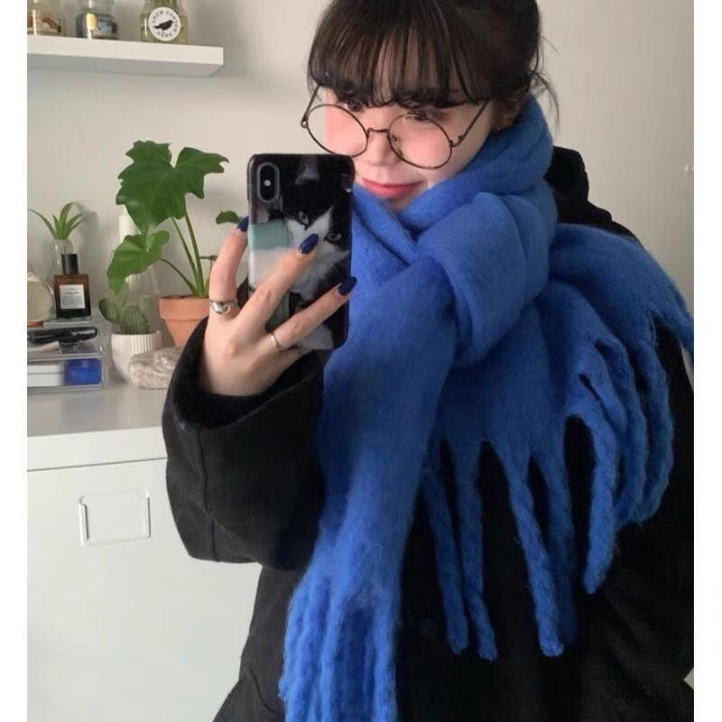 DUTRIEUX Winter Solid Brushed Warm Scarf