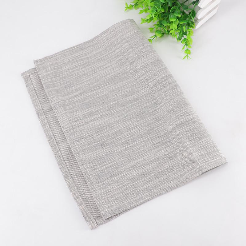 Customized Cotton Linen Recycled Restaurant Basic Table Cloth Stock Stripe Napkin