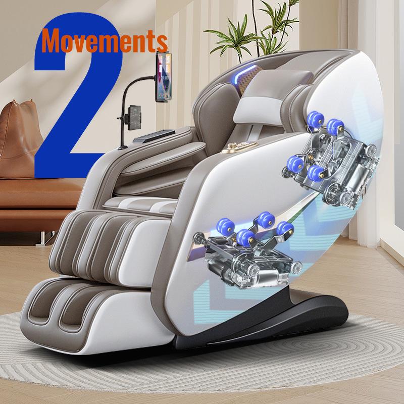 Luxury Dual Core Zero Gravity Massage Chair for Home Use